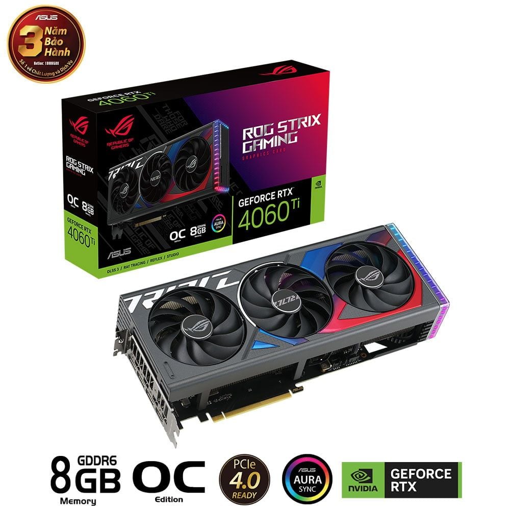ASUS ROG Strix GeForce RTX 4060 Ti 8GB