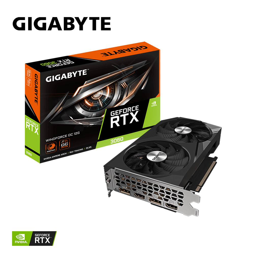 GIGABYTE GeForce RTX 3060 WINDFORCE OC 12G